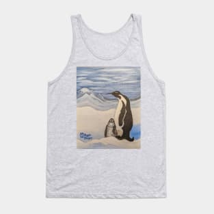 Penguin with chick Tank Top